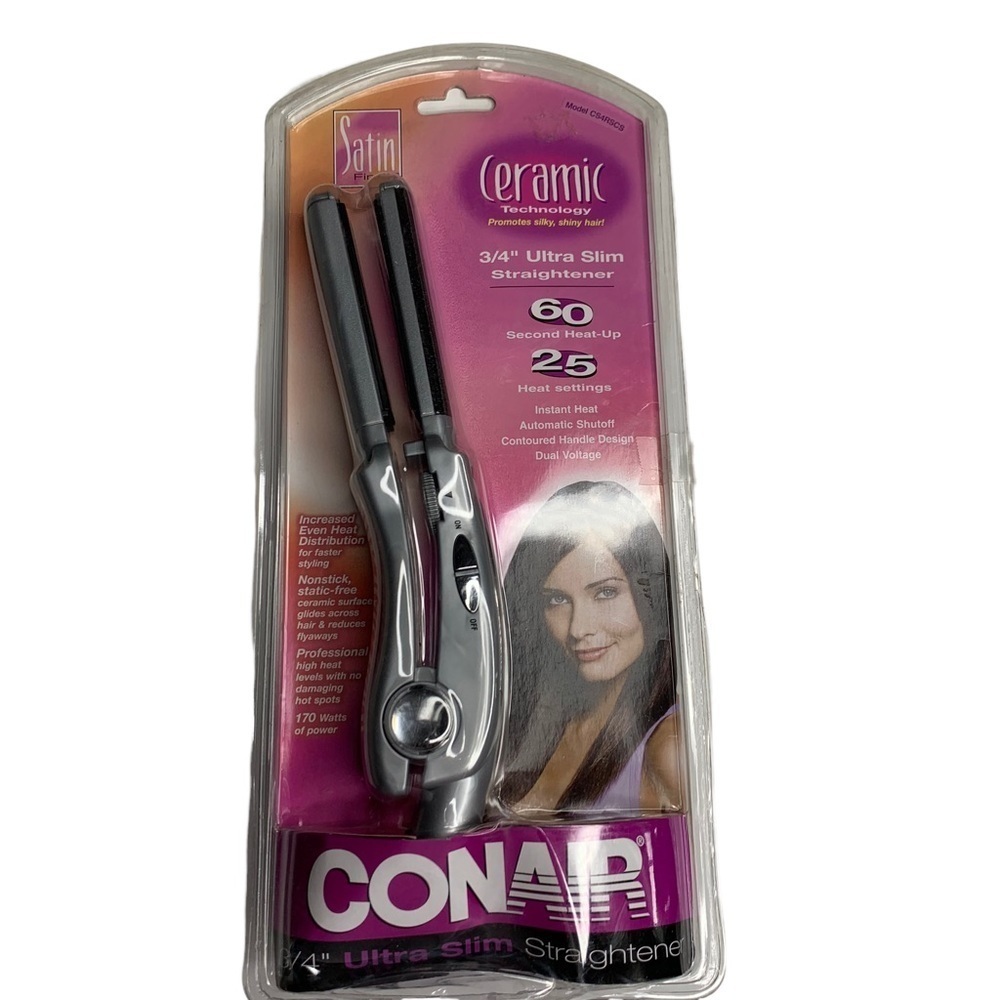 CONAIR 3/4 Ultra Slim Hair Straightener New in Box